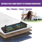 Multi-Functional 9 in-1 Color Coded Push-Up Board for System Body Building (Pack of 1)