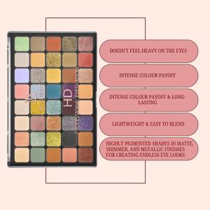 40 Color Fashion Eyeshadow Palette For Professional Make Up