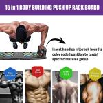 Multi-Functional 9 in-1 Color Coded Push-Up Board for System Body Building (Pack of 1)