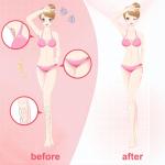Rose Natural Pink Hard Beans (Bottle) strapless no pain bikini Wax (Pack of 1).