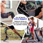 Knee Caps for Women - Large, Advanced Compression & Anti-Slip Knee Support (Pack of 1)