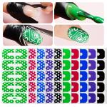 Pack of 10 Nail Extensions Random Colors
