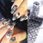 (10 Rolls) Nail Foil Transfer Sticker DIY Holographic Nail Decoration, 10 Designs Laser Nail, Women