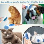 Cat Brush, Dog Slicker Brushes Pet Soft Brush (Pack of 1)