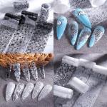 (10 Rolls) Nail Foil Transfer Sticker DIY Holographic Nail Decoration, 10 Designs Laser Nail, Women