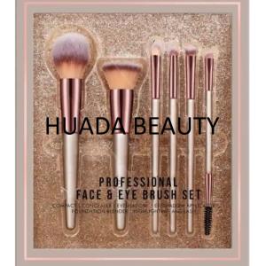 6 in 1 Premium Makeup Brush Set, Professional Beauty Makeup Brushes for Eye & Face