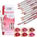 Lip Liner Pencil (Pack of 12)Multicolor.
