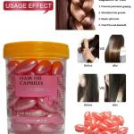 60 Capsules Multicolor Hair Capsules with Aloe Vera & Vitamin E (Pack of 1)