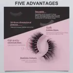 Handmade 3D Eyelashes (Pack 10 Pairs of 1 Box)