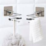 Hair Dryer Holder Rack Blower Organizer Shelf Stainless Steel.