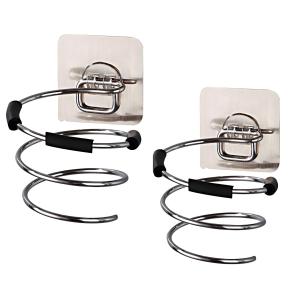 Hair Dryer Holder Rack Blower Organizer Shelf Stainless Steel.