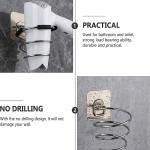 Hair Dryer Holder Rack Blower Organizer Shelf Stainless Steel.