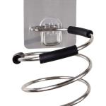 Hair Dryer Holder Rack Blower Organizer Shelf Stainless Steel.