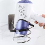 Hair Dryer Holder Rack Blower Organizer Shelf Stainless Steel.