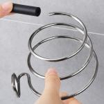 Hair Dryer Holder Rack Blower Organizer Shelf Stainless Steel.