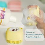 Body Scrubber Silicone with Soap Dispenser for Shower (1 Pack)..