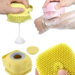 Body Scrubber with Soap Dispenser for Shower, 1 Pack Silicone Kids, Women.