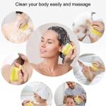 Body Scrubber with Soap Dispenser for Shower, 1 Pack Silicone Kids, Women.