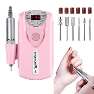 Nail Drill Machine Portable Rechargeable nail Care Kit Electric Nail Drill Pen  1 Pcs