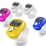 False Multiuse Mini Hand Tally Finger Ring Counting Device, Jap Counting Device for Mantra Jaap, Digital Head Electronic Tally Counter, 5 Digit (99999)...