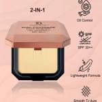 Primer+Matte Compact Powder Foundation Shade (Natural Nude) | All-in-One Primer & Foundation ( 1 Piece).