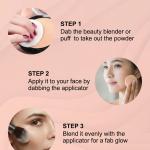 Primer+Matte Compact Powder Foundation Shade (Natural Nude) | All-in-One Primer & Foundation ( 1 Piece).