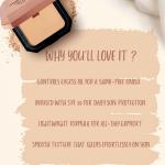 Primer+Matte Compact Powder Foundation Shade (Natural Nude) | All-in-One Primer & Foundation ( 1 Piece).