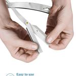 Stainless Steel Straight Edge Barber Razor Folding Shaving Shaver Without Blade for Men
