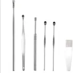 6-Piece Spring Earwax Removal Tool Set (Multicolor)
