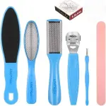 Pedicure Tools for Feet - 8 in 1 Pedicure Kit | Foot Scrubber for Dead Skin, Callus Remover, Foot Scraper, Foot File