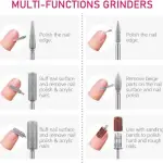 Electric Nail Drill Machine 20000 RPM Professional Nail Drills for Acrylic Nails Gel E-file Nail File