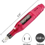 Electric Nail Drill Machine 20000 RPM Professional Nail Drills for Acrylic Nails Gel E-file Nail File