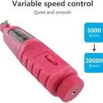 Electric Nail Drill Machine 20000 RPM Professional Nail Drills for Acrylic Nails Gel E-file Nail File
