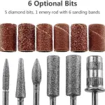 Electric Nail Drill Machine 20000 RPM Professional Nail Drills for Acrylic Nails Gel E-file Nail File