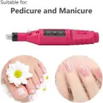 Electric Nail Drill Machine 20000 RPM Professional Nail Drills for Acrylic Nails Gel E-file Nail File