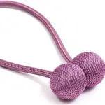 Curtain Tiebacks Curtain Drape Hold backs Clips Rope Holder Tie Back for Home Bedroom Office (1 Pair, 2pcs)