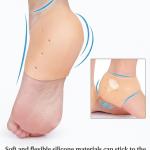 Heel Protectors Silicone, Gel Heel Pads( 1 Pair).
