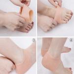 Heel Protectors Silicone, Gel Heel Pads( 1 Pair).