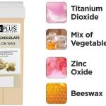 Wax White Chocolate Liposoluble Soft Wax Refill Roll-on Cartridge for Full Body Waxing Hair Removal Cream(100ml)
