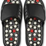 Spring Acupressure Magnetic Therapy Sandals/Rotating Acupressure Foot Slippers for Men & Women (Pack of 1)