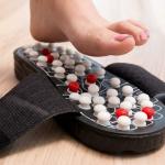 Spring Acupressure Magnetic Therapy Sandals/Rotating Acupressure Foot Slippers for Men & Women (Pack of 1)