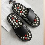 Spring Acupressure Magnetic Therapy Sandals/Rotating Acupressure Foot Slippers for Men & Women (Pack of 1)