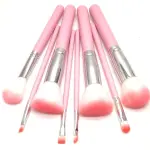 8pcs Soft Bristle Face and Eye Wooden Color Makeup Brush Set.