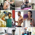 Protein Gym Shaker Bottle for PRE-Workout |Sipper Bottle| Shaker Bottle (1 Piece).