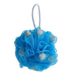 Sponge – Premium Round Loofah Body Wash Puff and Shower Scrubber (Pack of 1)