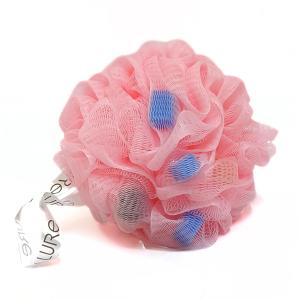 Sponge – Premium Round Loofah Body Wash Puff and Shower Scrubber (Pack of 1)