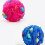 Sponge – Premium Round Loofah Body Wash Puff and Shower Scrubber (Pack of 2)