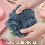 Sponge – Premium Round Loofah Body Wash Puff and Shower Scrubber (Pack of 2)