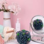 Sponge – Premium Round Loofah Body Wash Puff and Shower Scrubber (Pack of 2)