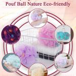 Sponge – Premium Round Loofah Body Wash Puff and Shower Scrubber (Pack of 2)